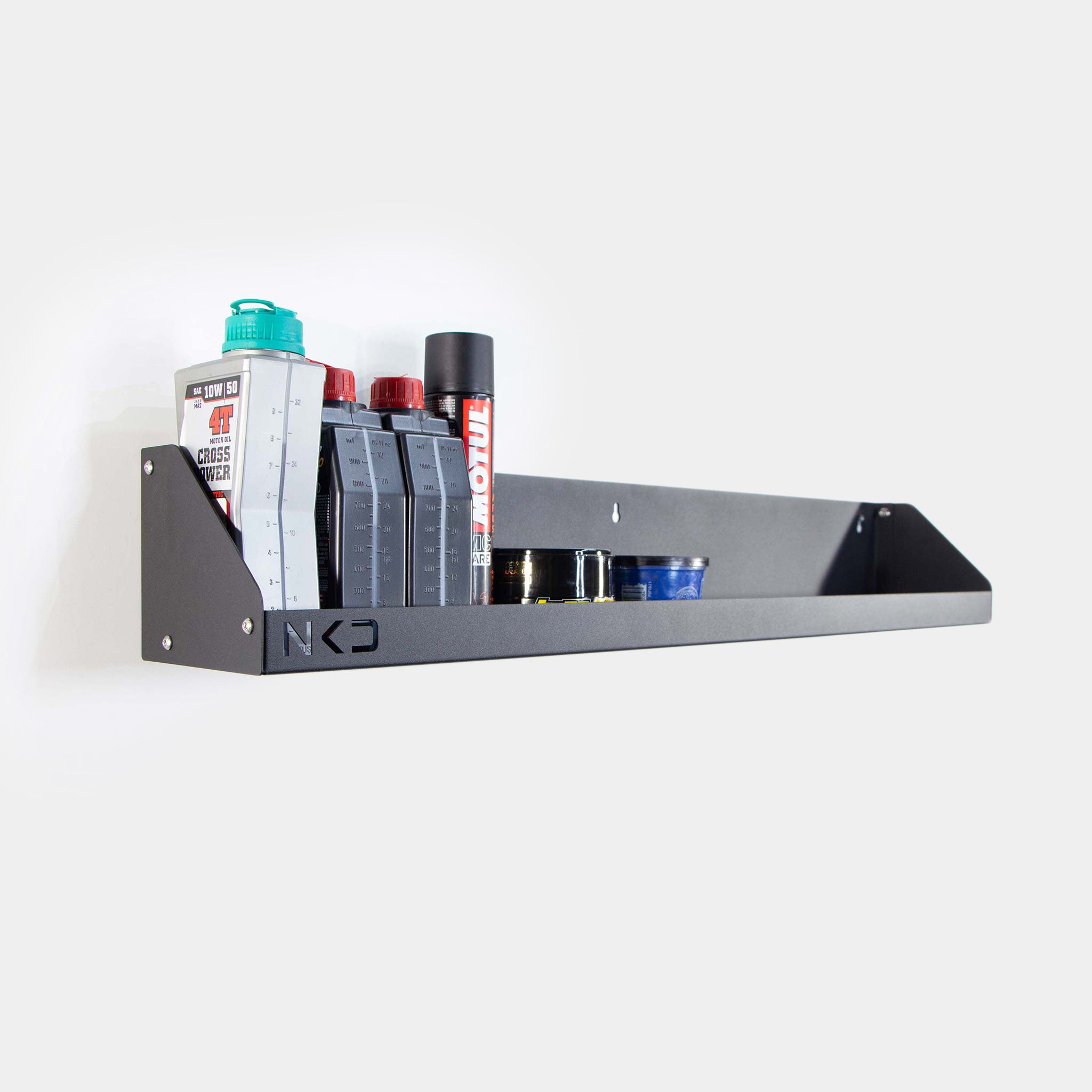 Metal floating shelf