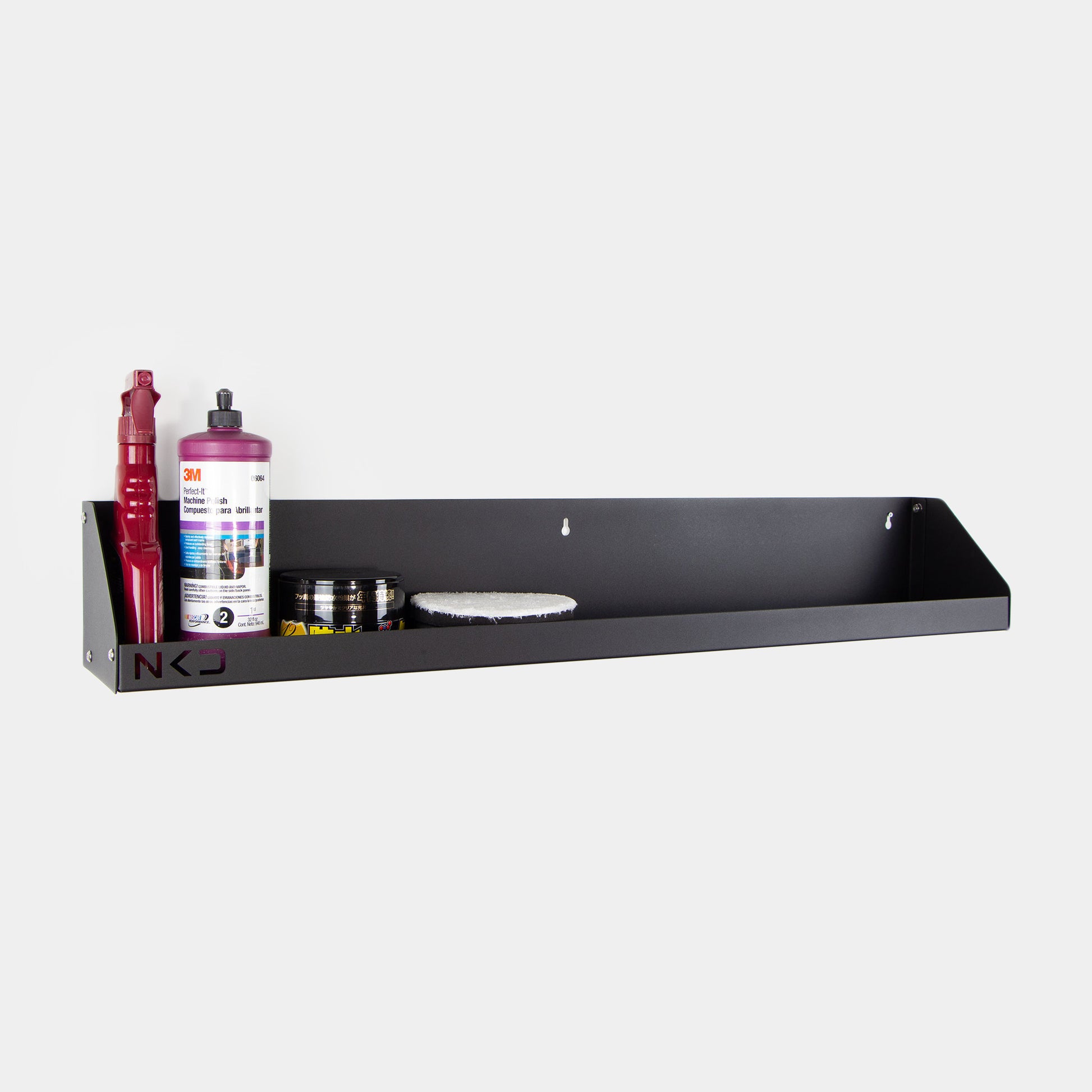Metal floating shelf