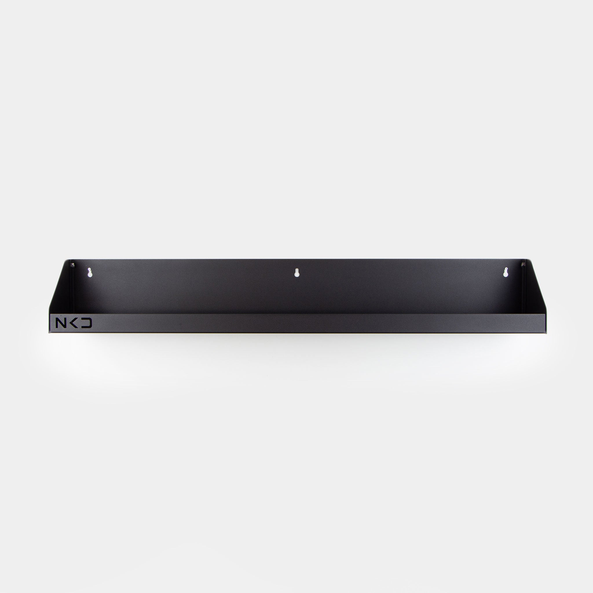 Metal floating shelf