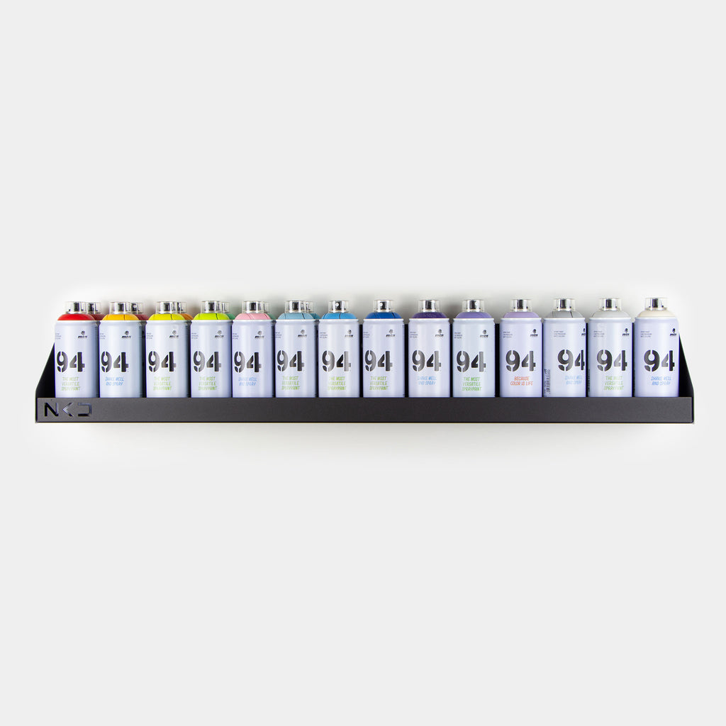 Metal floating shelf