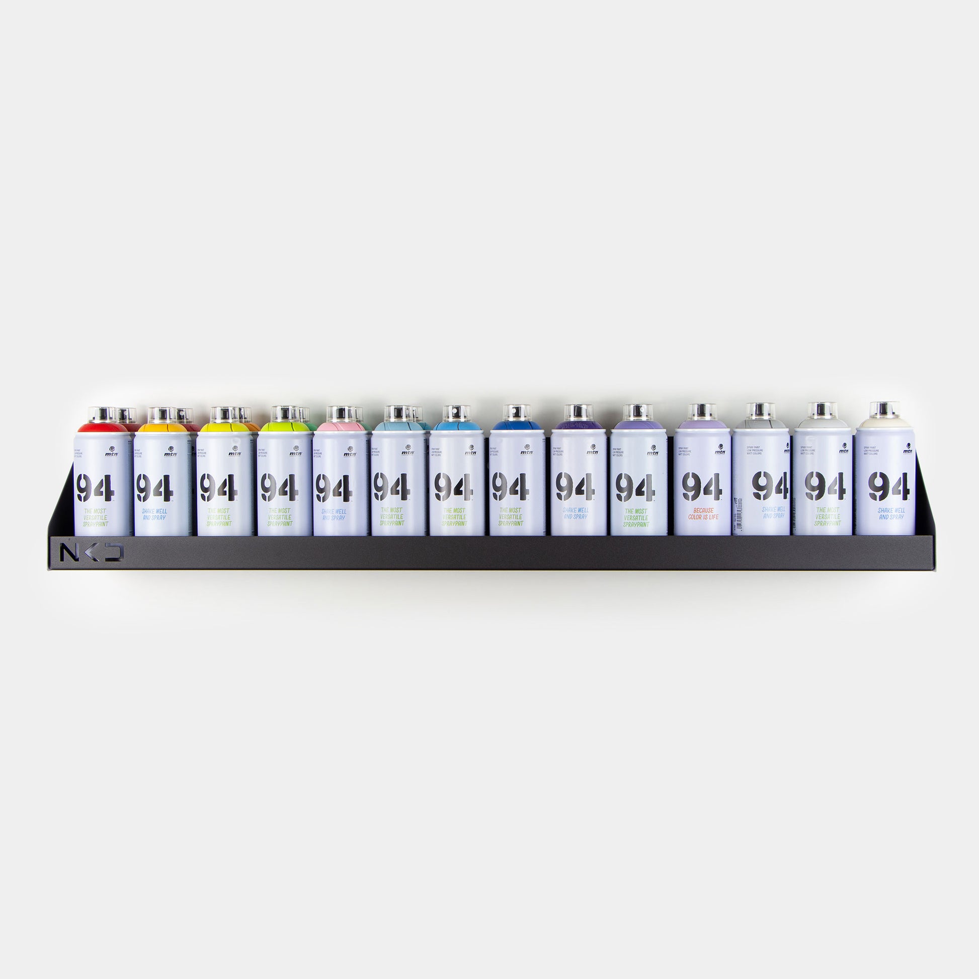 Metal floating shelf